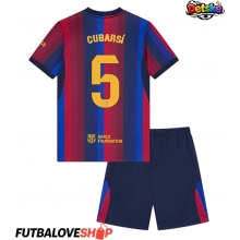 Dres Barcelona Pau Cubarsi #5 Domáci pre deti 2026-27 Krátky Rukáv (+ trenírky)